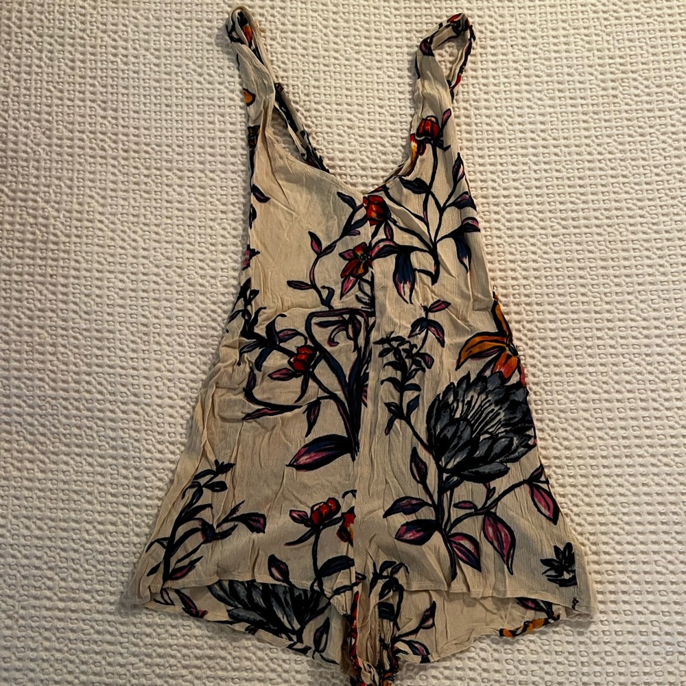 Floral print romper